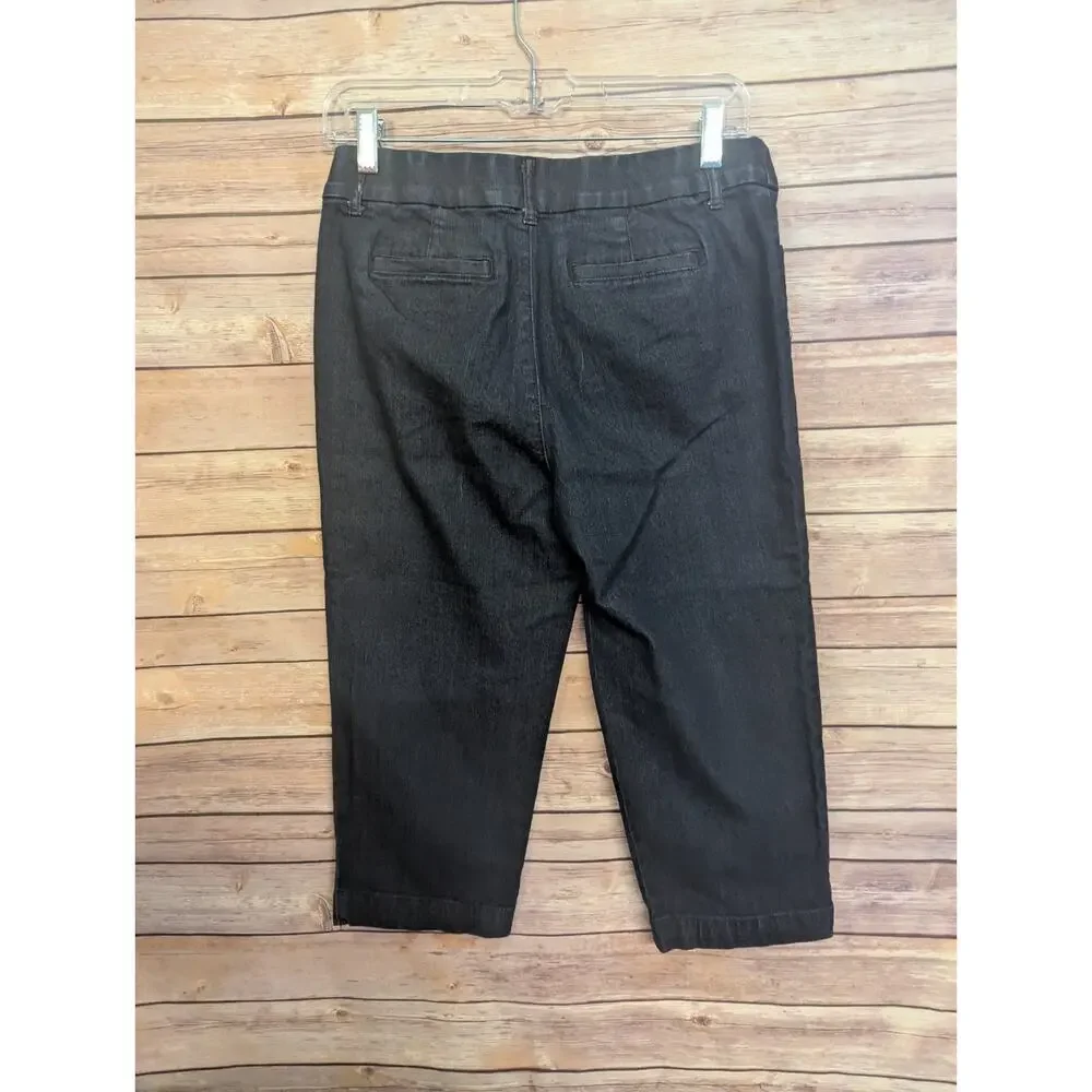 St. John's Bay Women's Capri Jeans - Mid-Rise Size 10